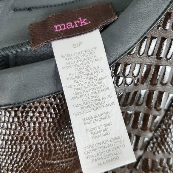 Mark. Leather Dress - Picture 3 of 5